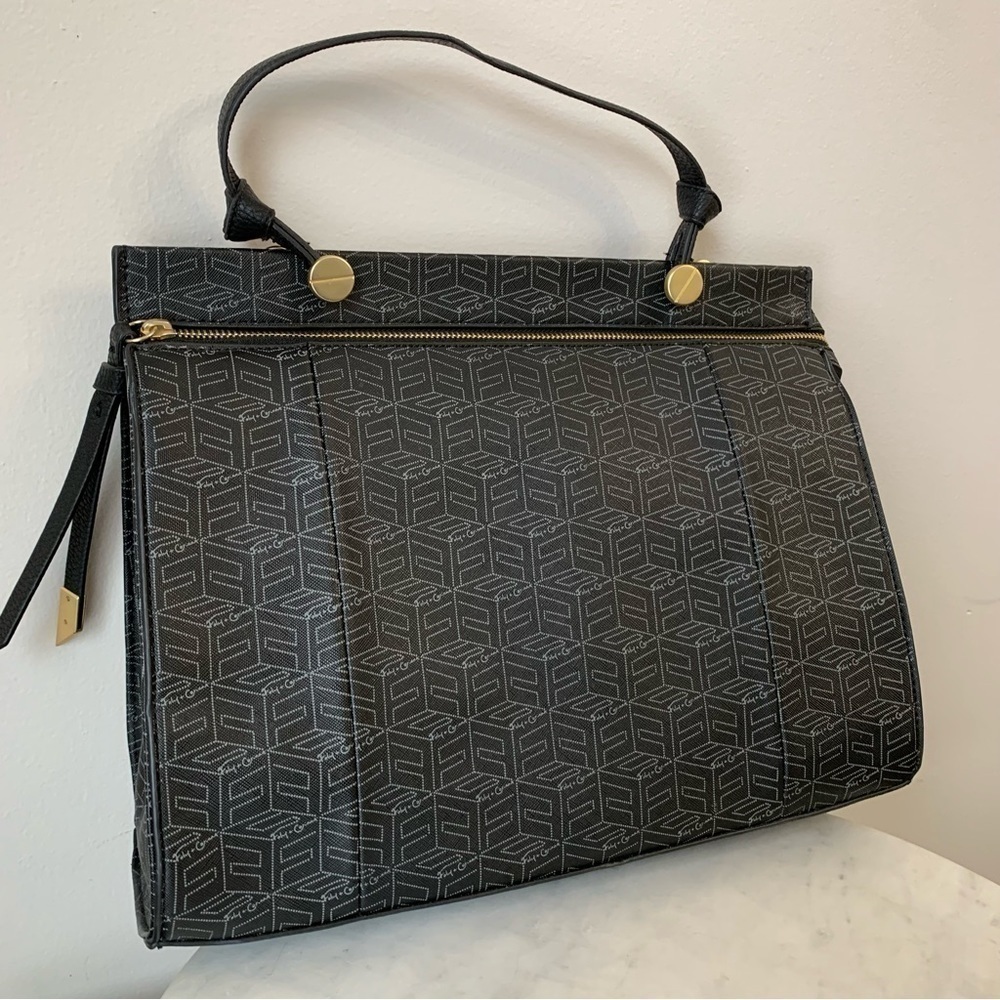 FOLEY and Corinna Shoulder Bag Black tote Purse